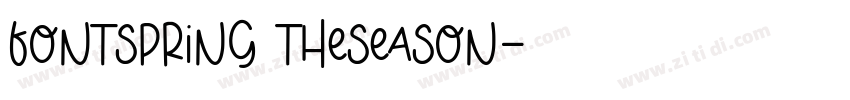 FONTSPRING TheSeason字体转换
